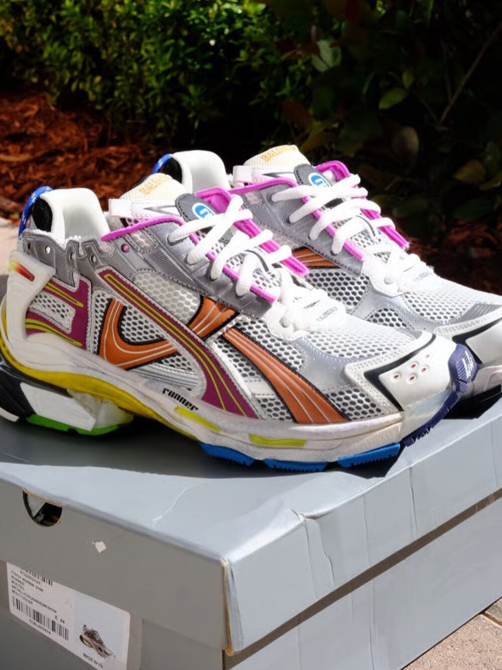 Balenciaga multi color runners
